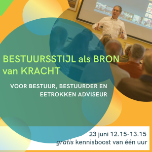 lunch webinar over krachtig besturen