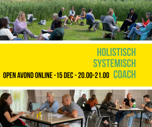 Open avond online 15 dec Open avond post HBO opleiding Holistisch systemisch coach